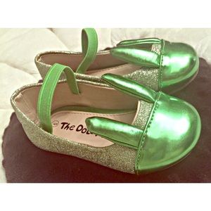 💚🐰Toddler Girl Green Bunny Flats🐰💚